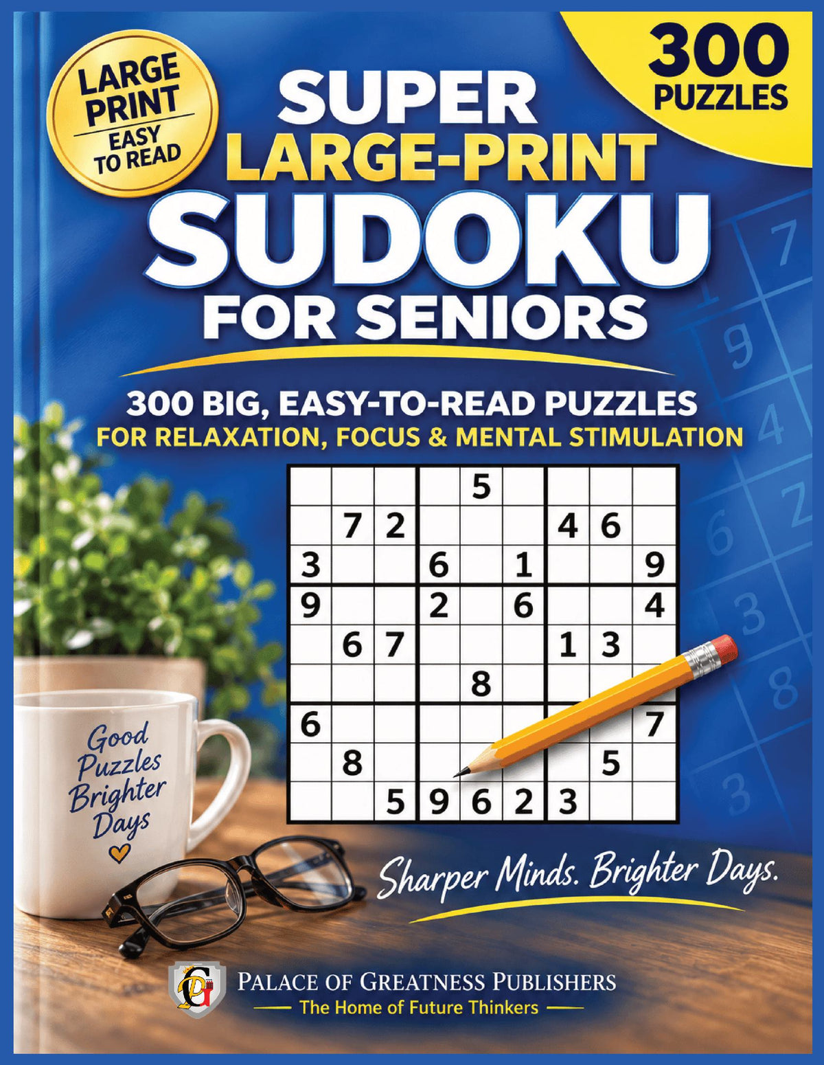 Super Large-Print Sudoku for Seniors