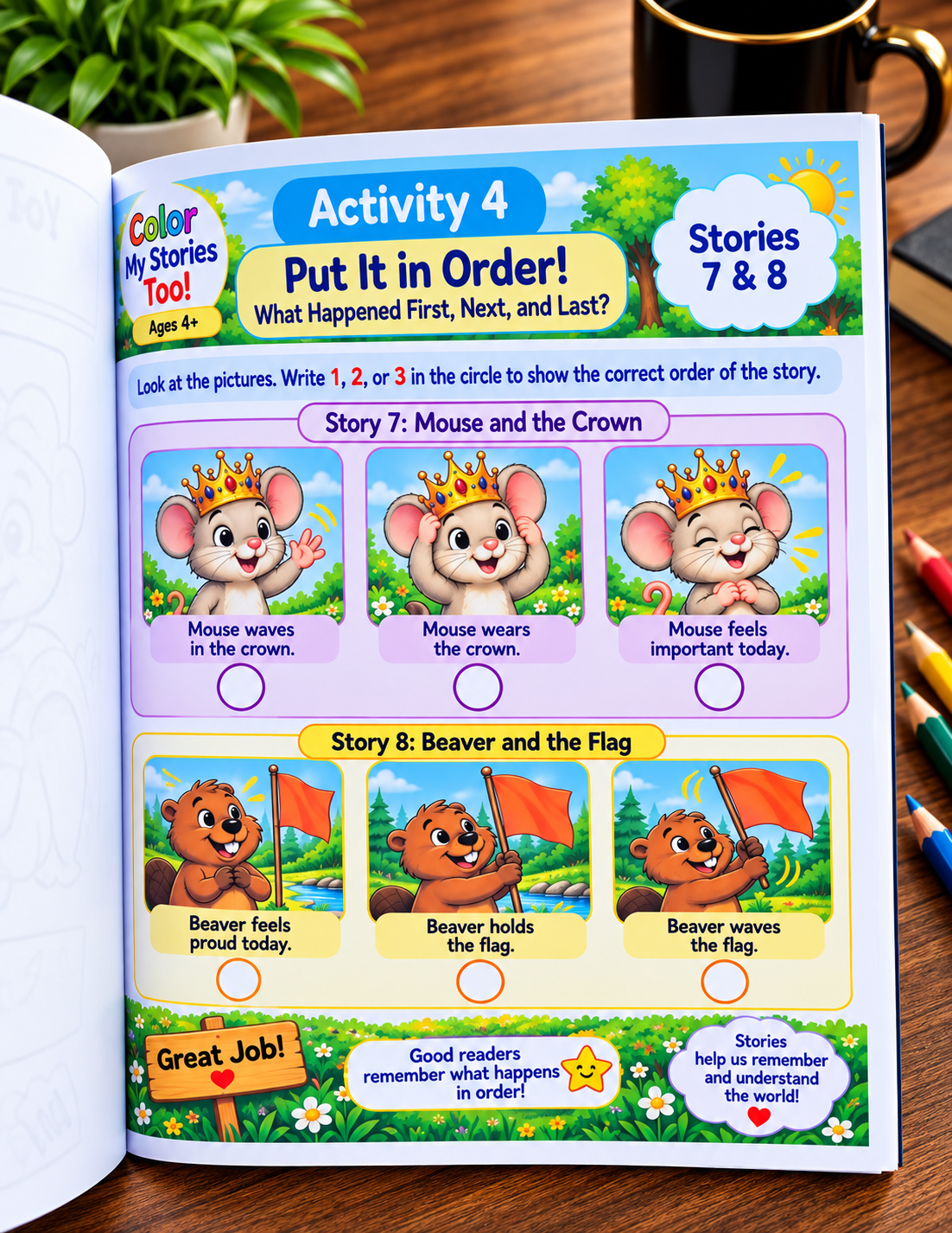 Color My Stories Too: Book 2
