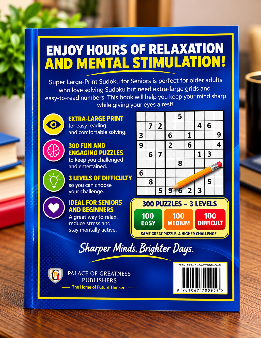 Super Large-Print Sudoku for Seniors